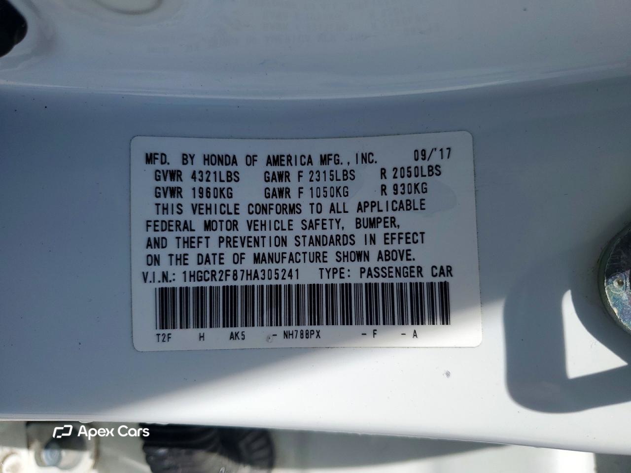 Honda Accord 2017