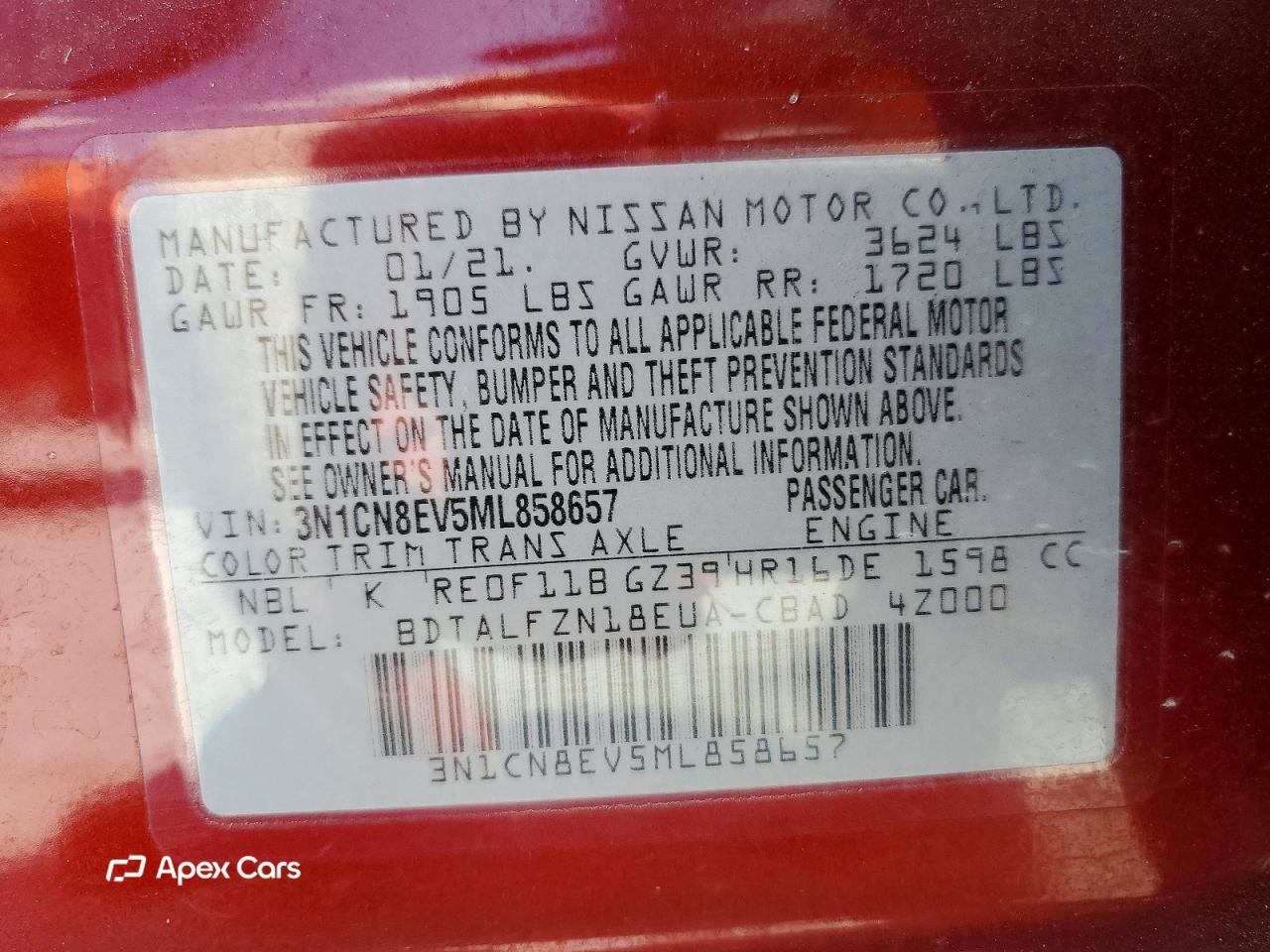 Nissan Versa 2021