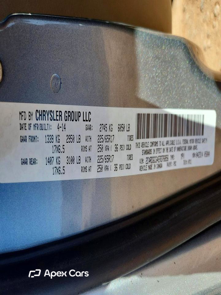 Dodge Caravan 2014