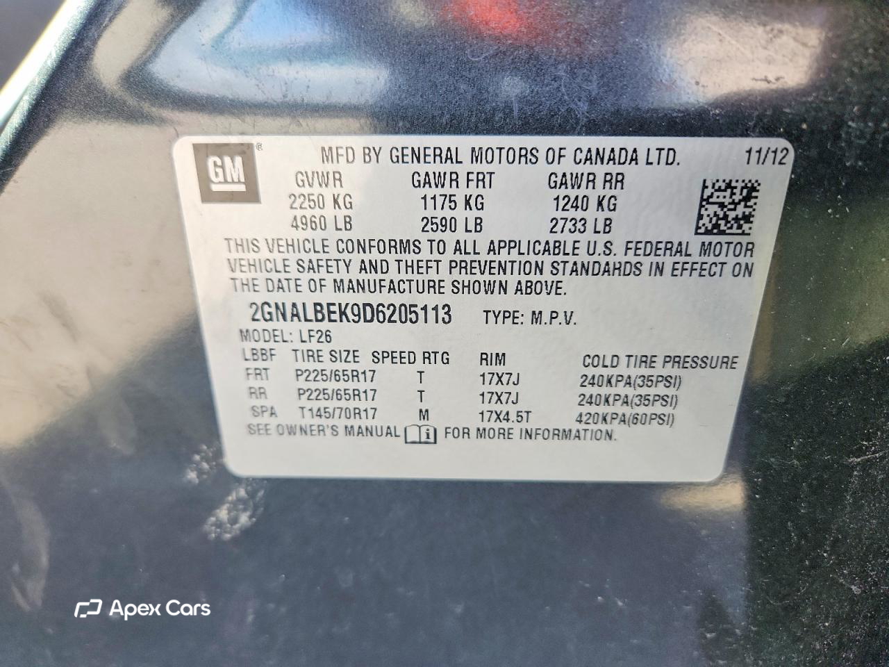 Chevrolet Equinox 2013
