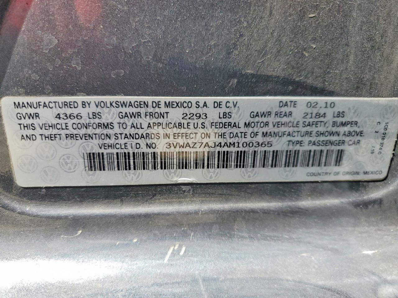 Volkswagen Jetta 2010
