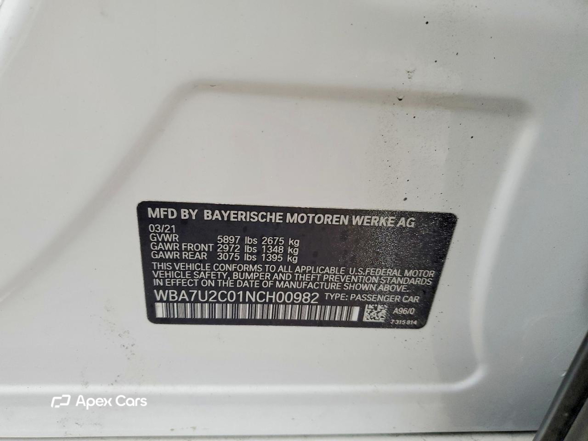 BMW Series 7 2022