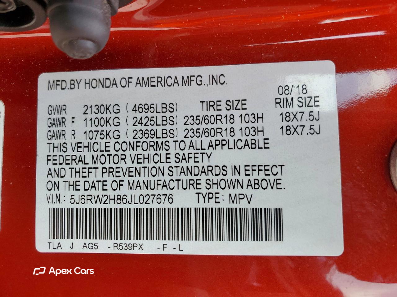 Honda CR-V 2018