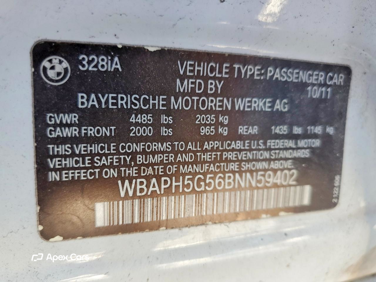 BMW Series 3 2011