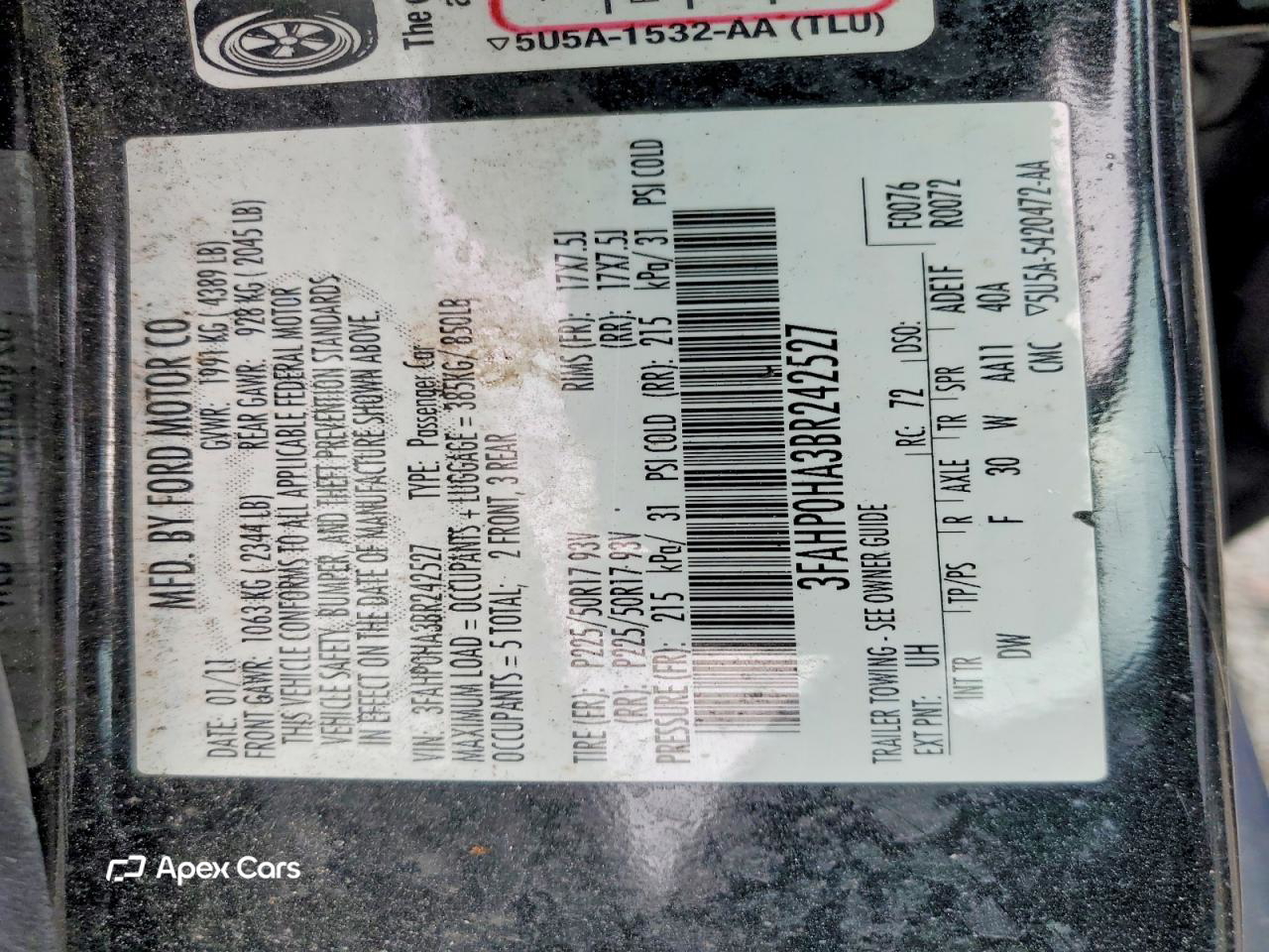 Ford Fusion 2011