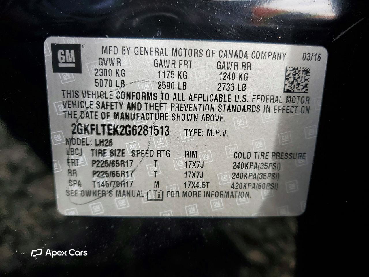 GMC Terrain 2016