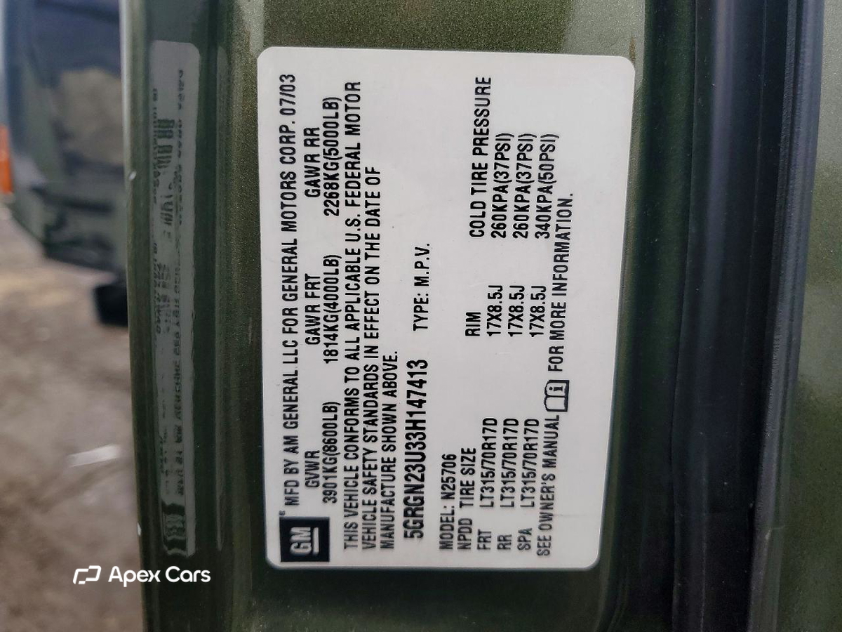 Hummer H2 2003