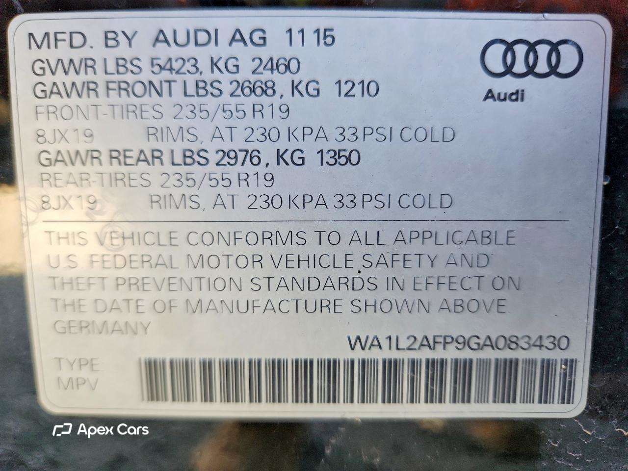 Audi Q5 2016