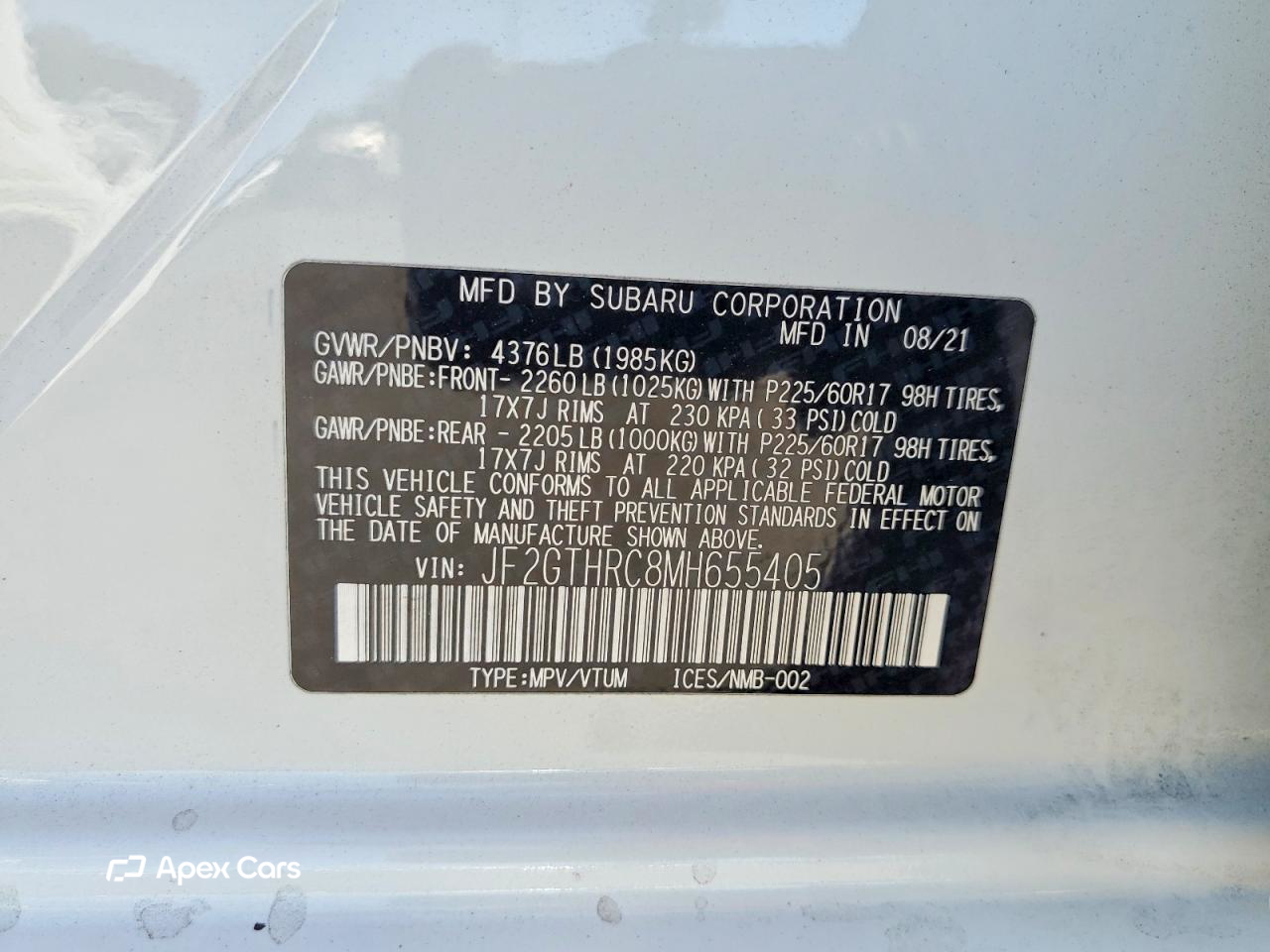 Subaru XV 2021
