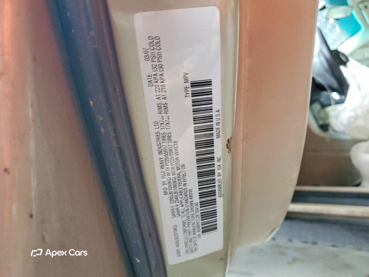 Subaru Outback 2008