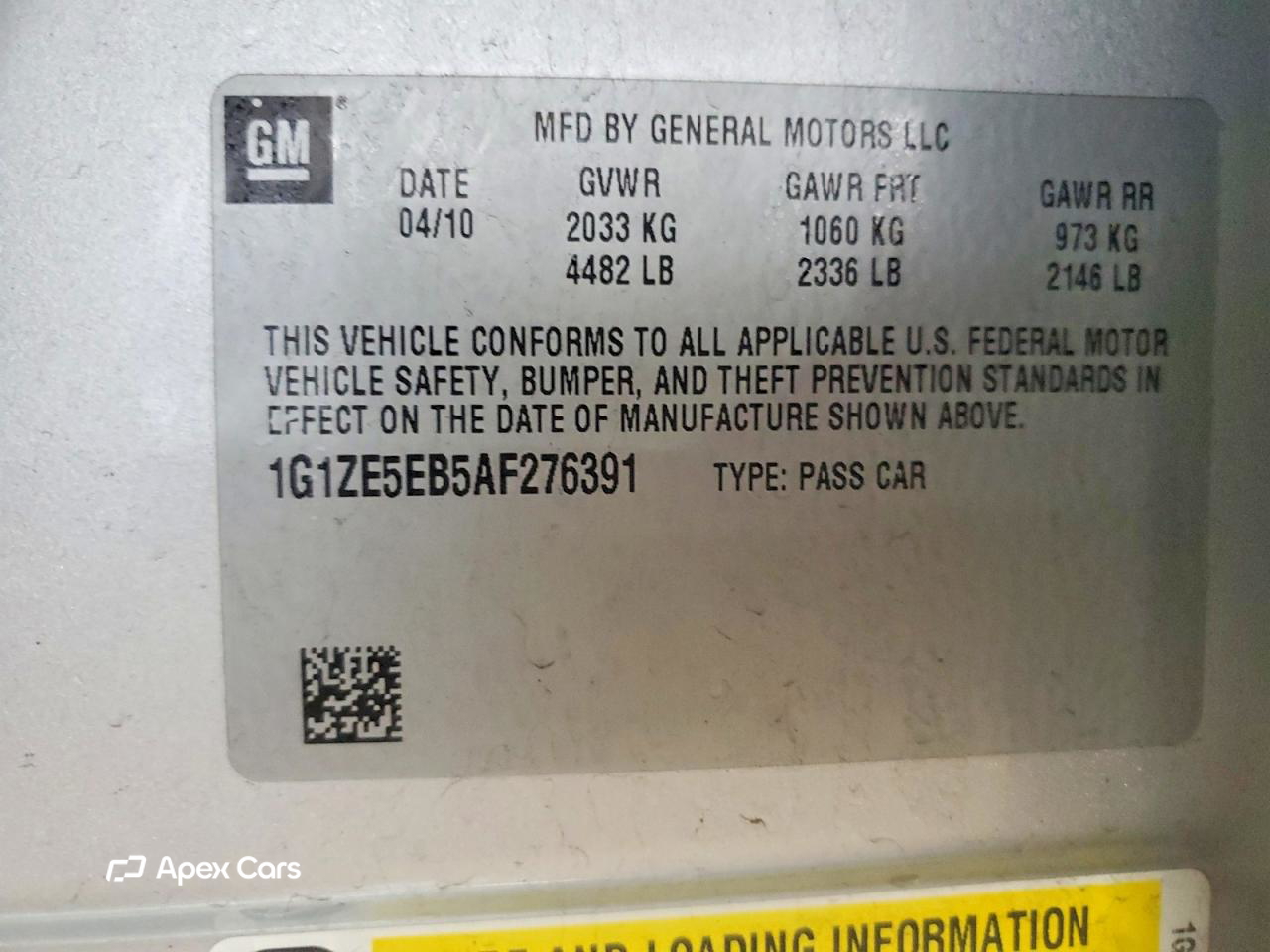 Chevrolet Malibu 2010