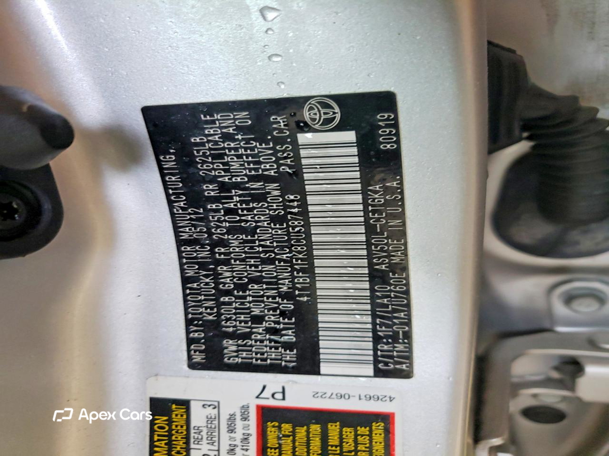 Toyota Camry 2012