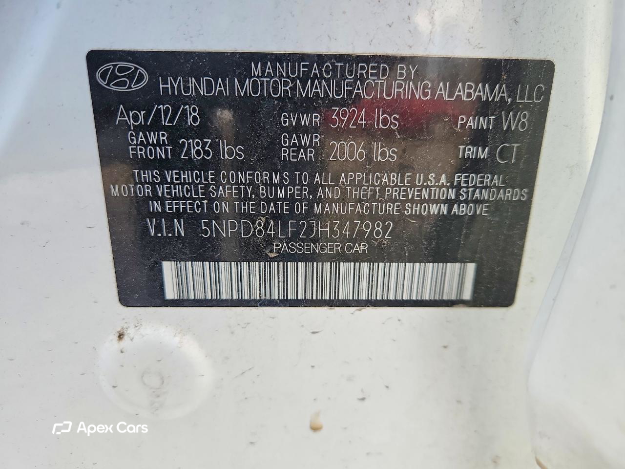 Hyundai Elantra 2018