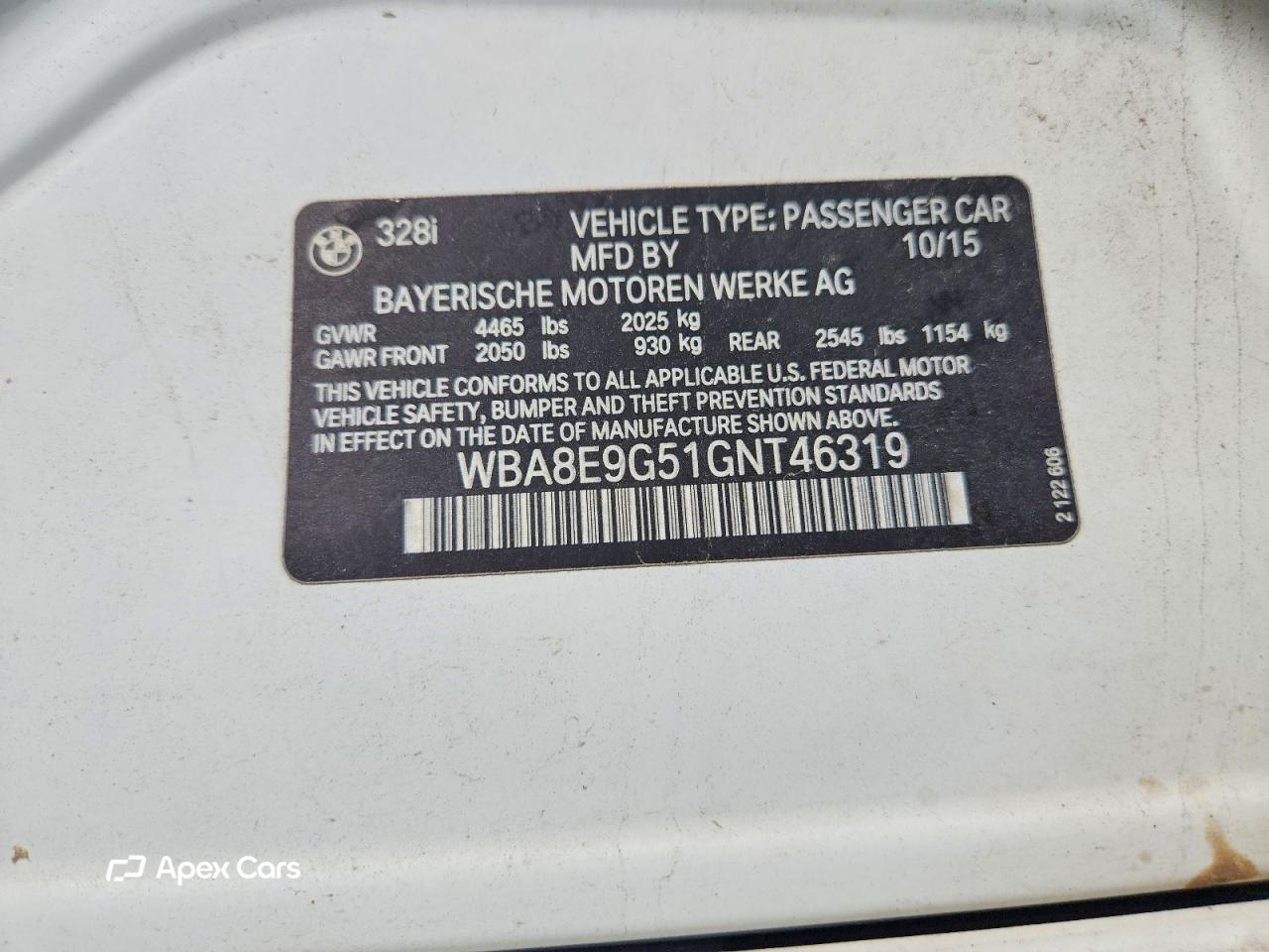 BMW Series 3 2016