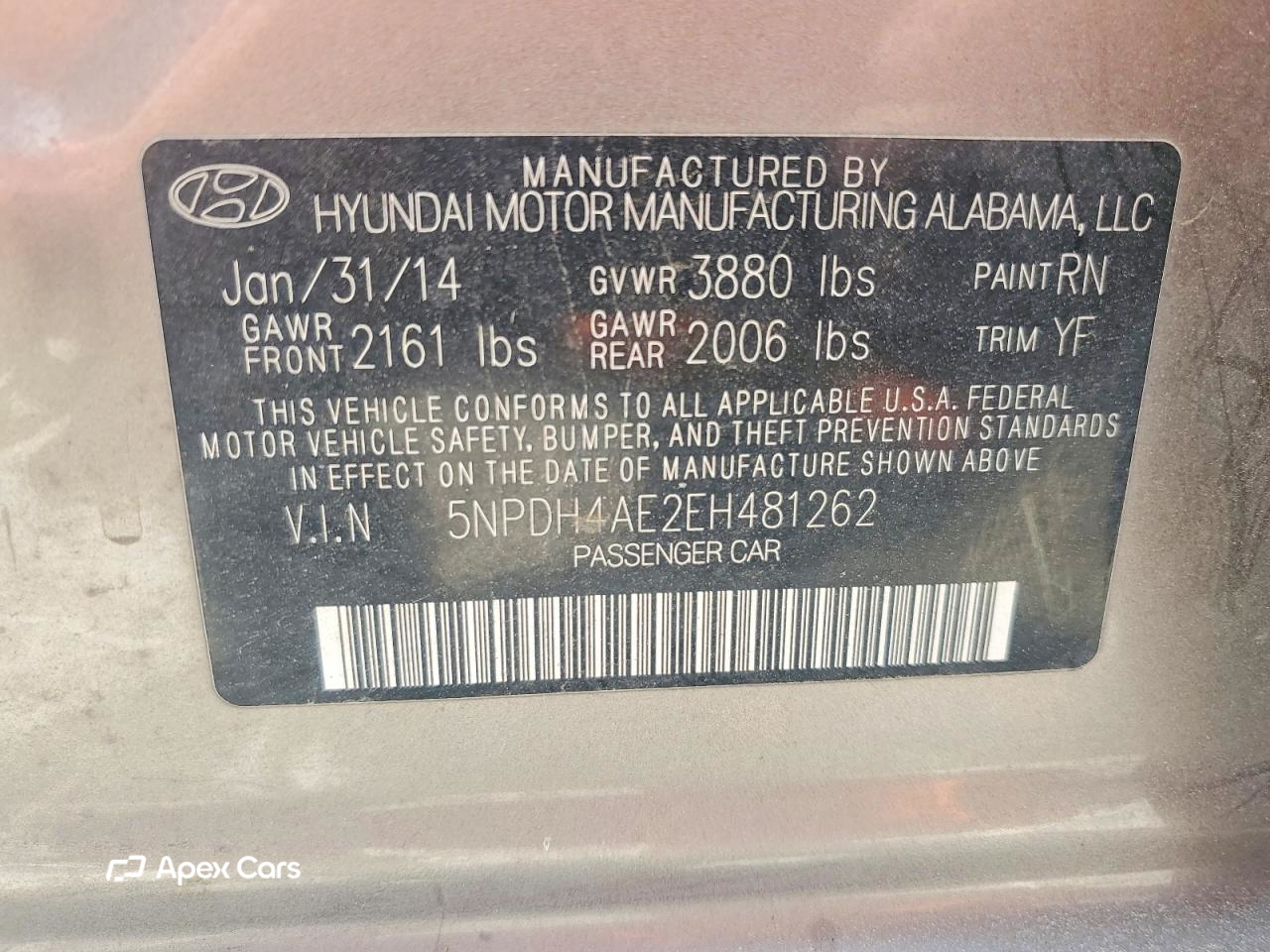 Hyundai Elantra 2014