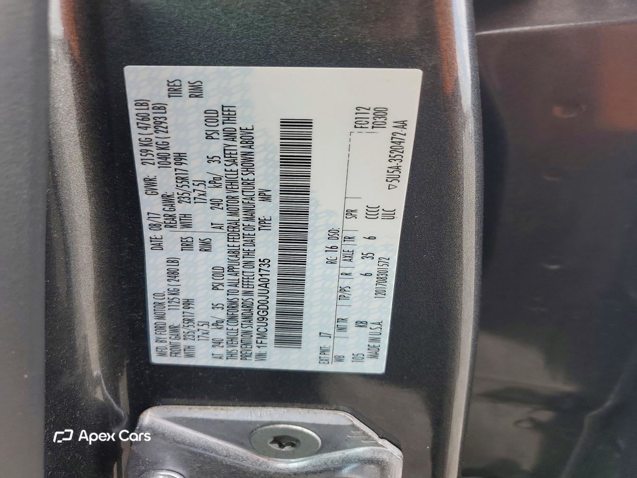 Ford Escape 2018