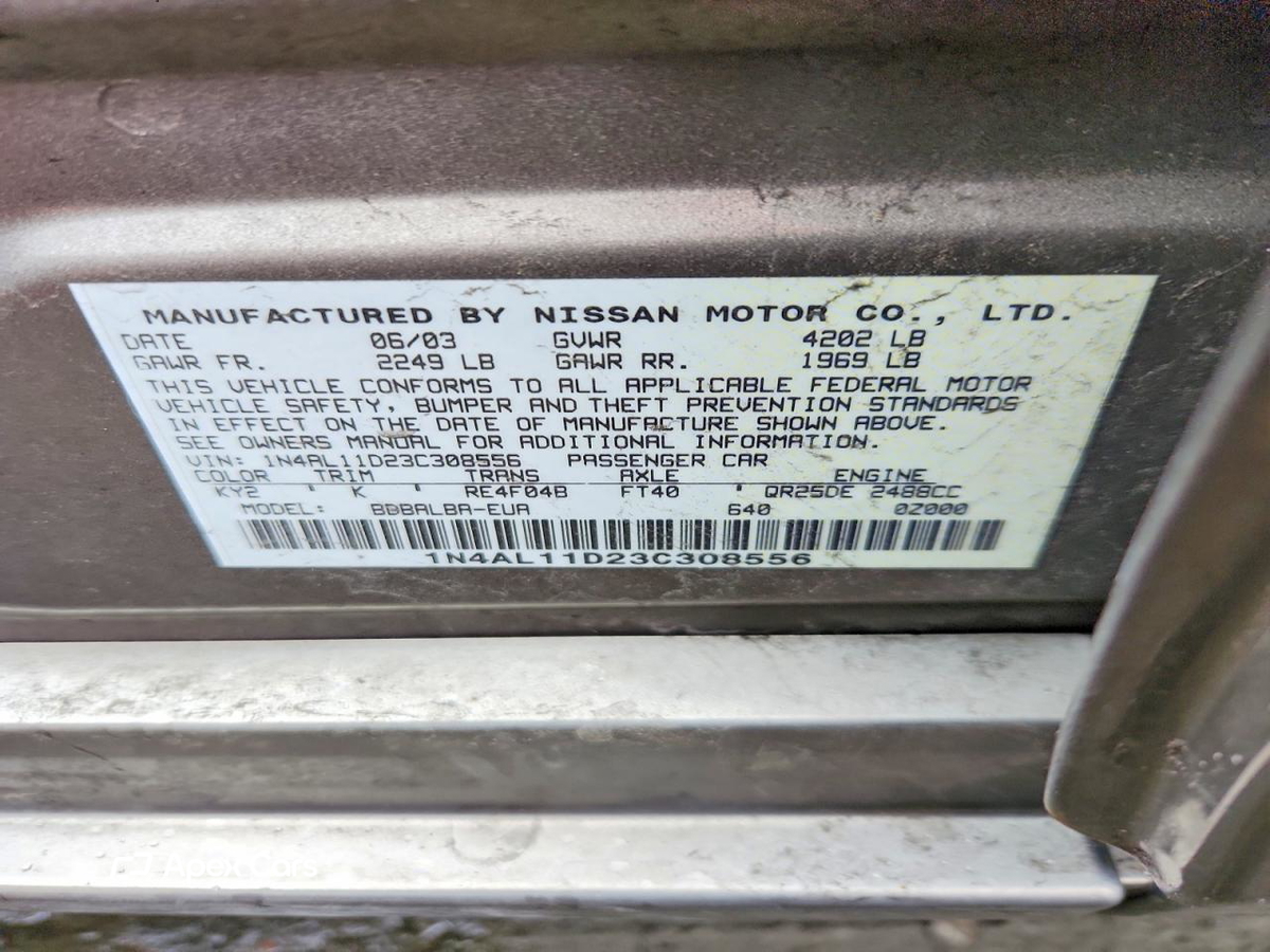 Nissan Altima 2003