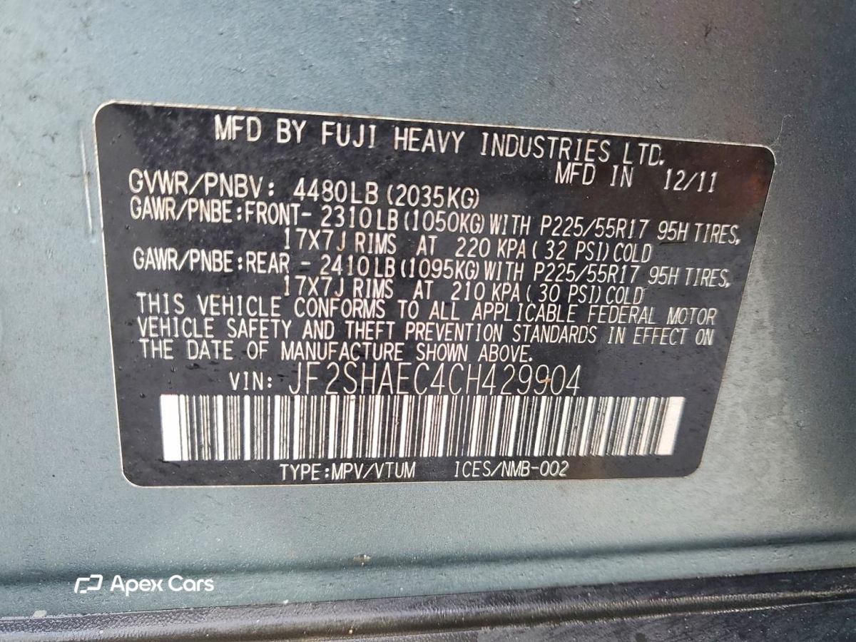 Subaru Forester 2012