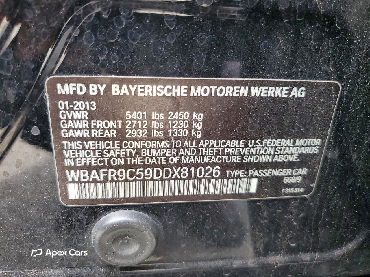 BMW Series 5 2013