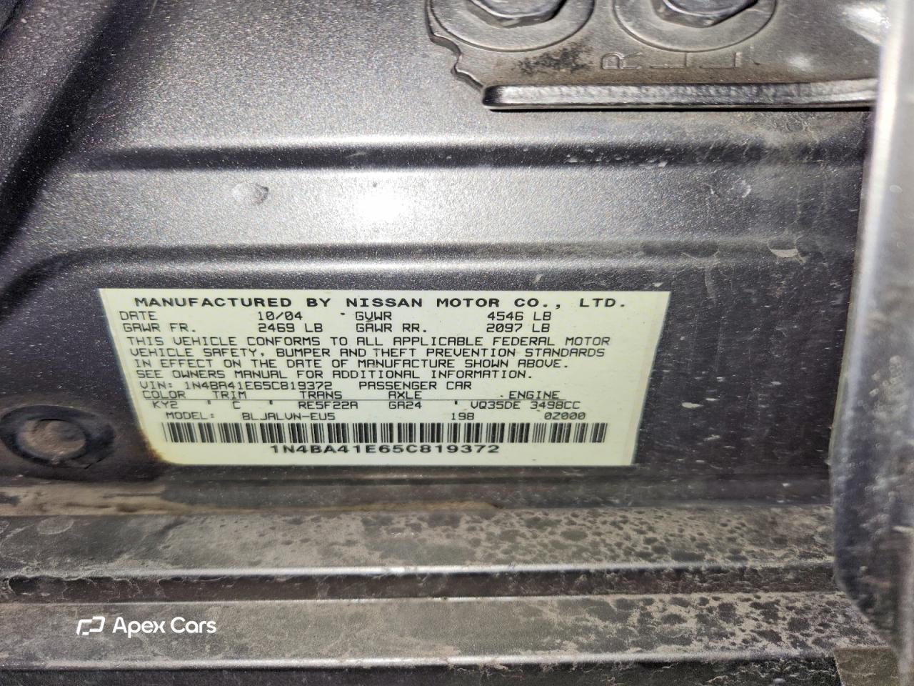 Nissan Maxima 2005