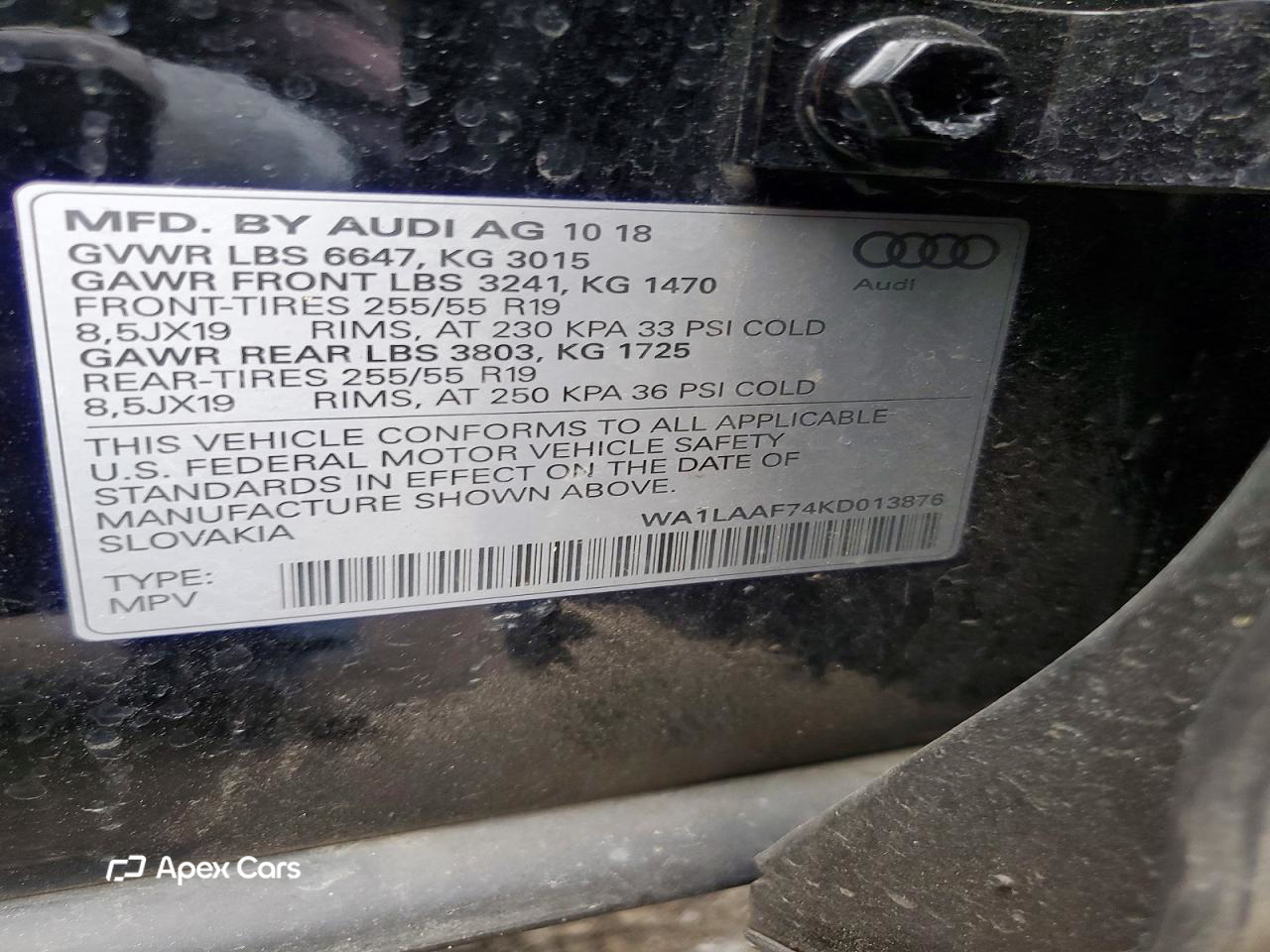 Audi Q7 2019