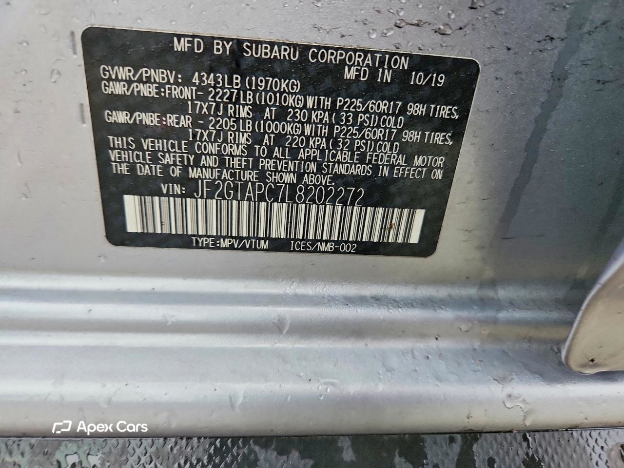 Subaru XV 2020