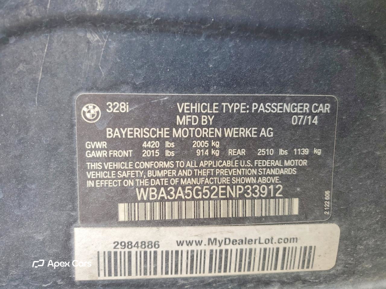 BMW Series 3 2014