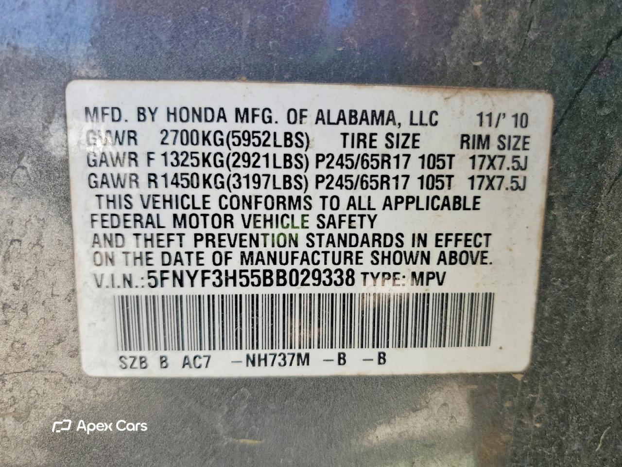 Honda Pilot 2011