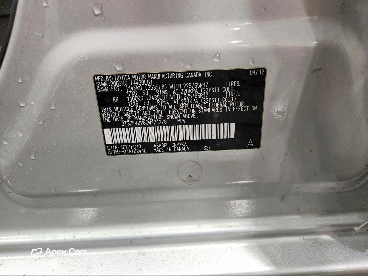 Toyota RAV 4 2012