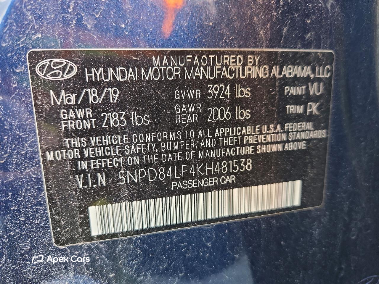 Hyundai Elantra 2019