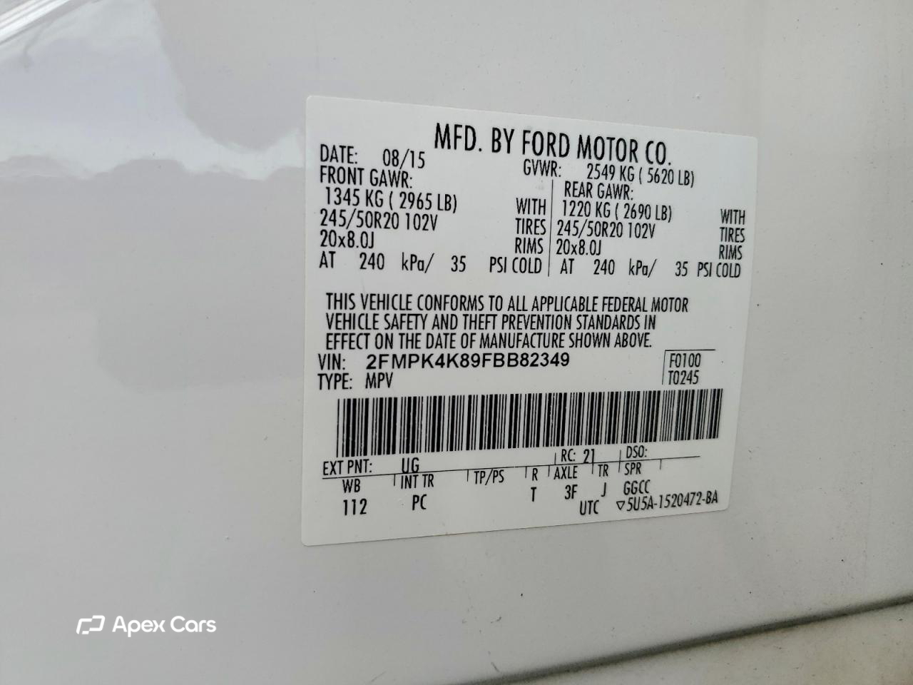 Ford Edge 2015