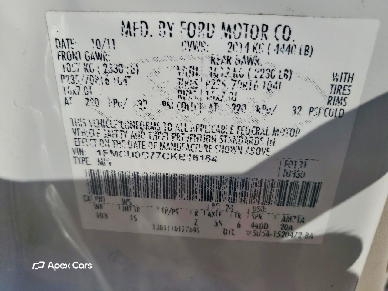 Ford Escape 2012