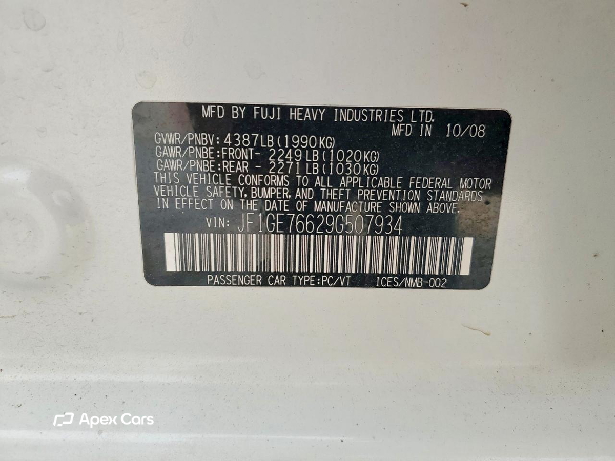 Subaru WRX 2009