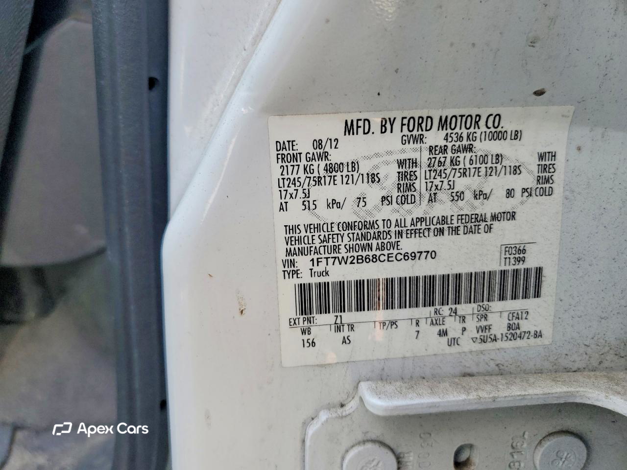 Ford F250 2012