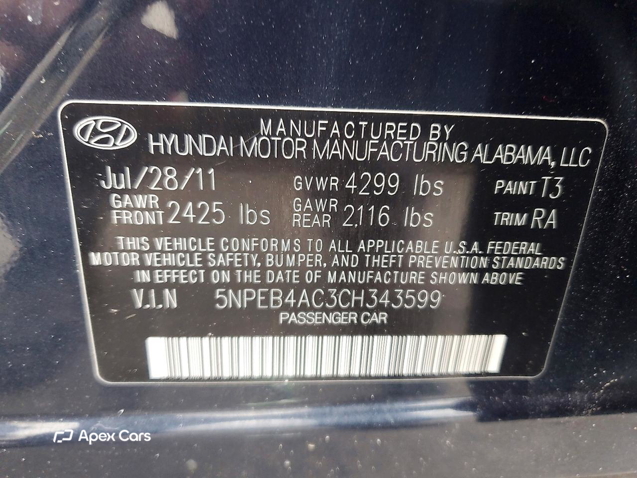 Hyundai Sonata 2012