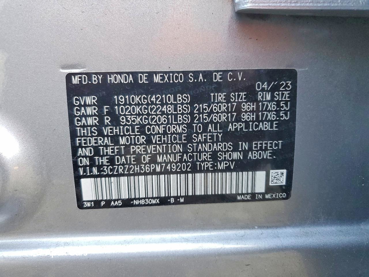 Honda HR-V 2023
