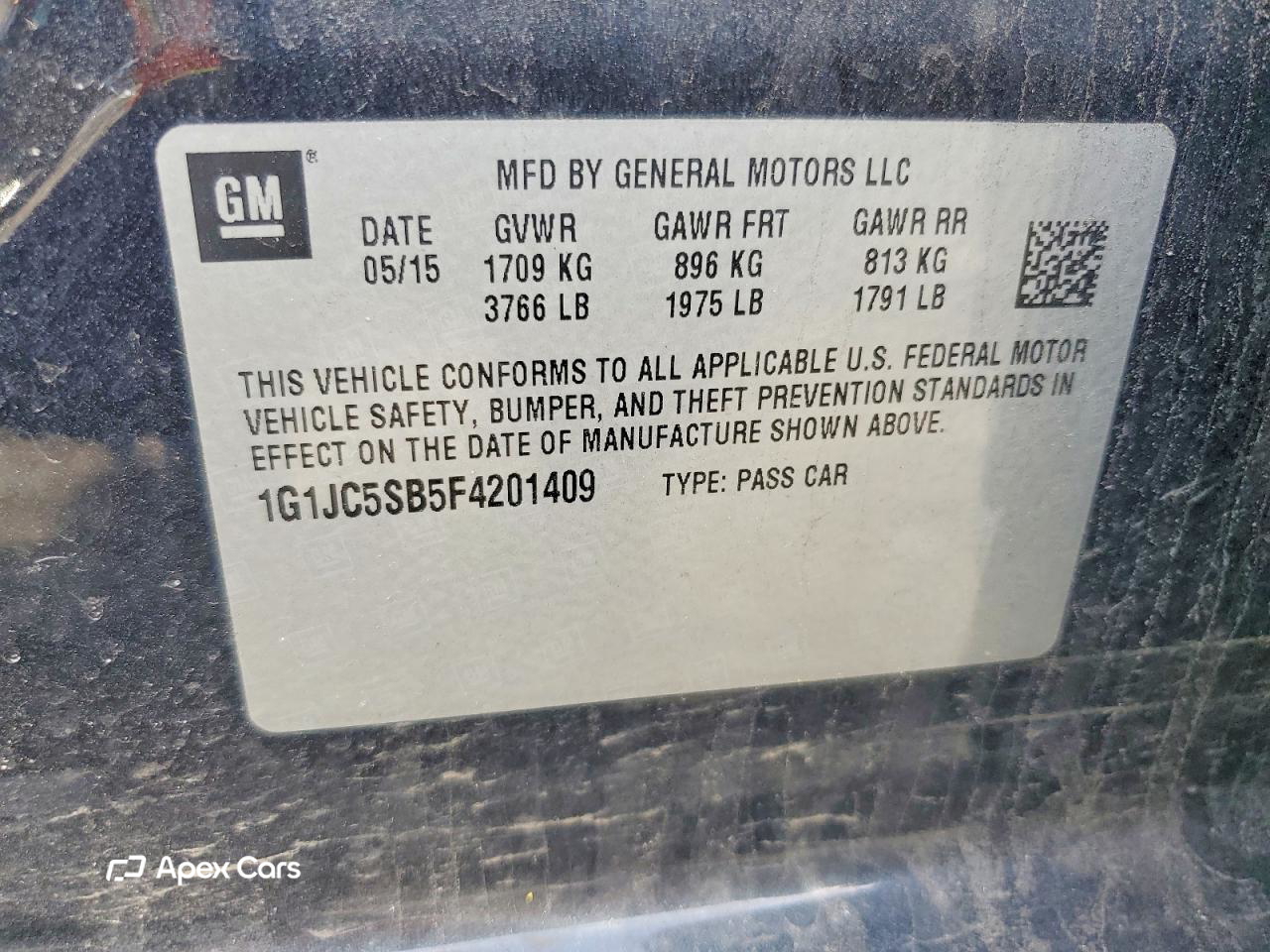 Chevrolet Sonic 2015