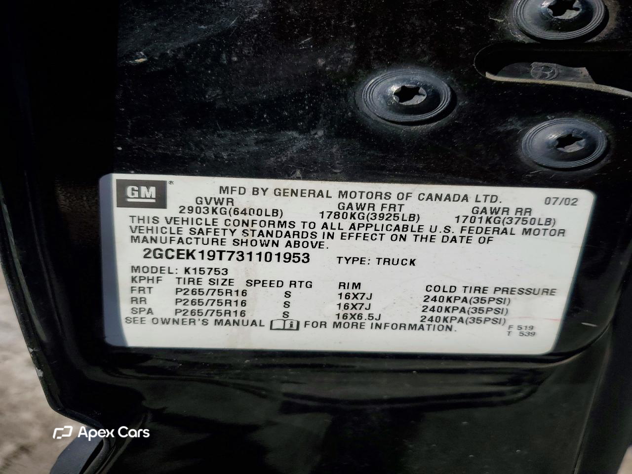 Chevrolet Silverado 2003