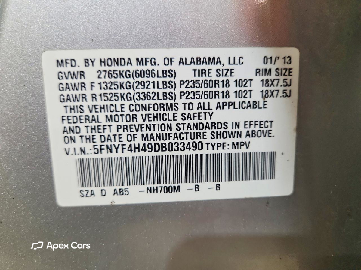 Honda Pilot 2013