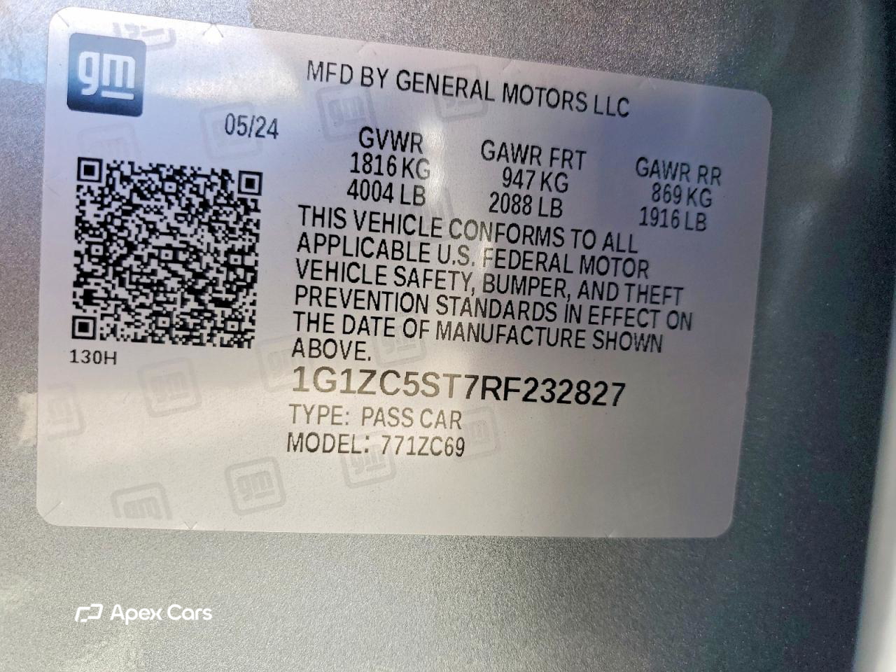Chevrolet Malibu 2024
