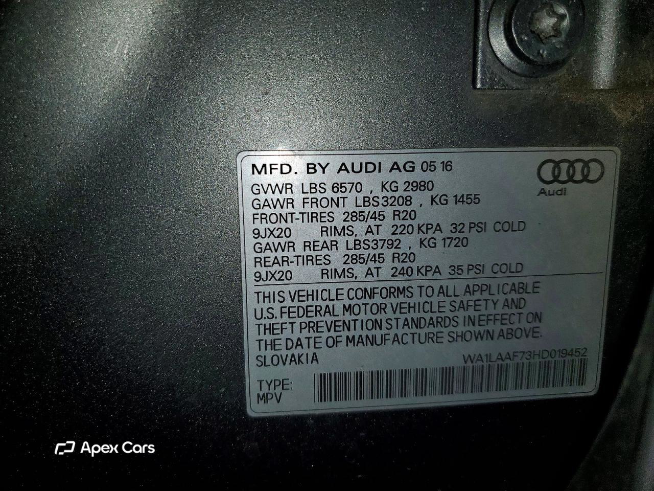 Audi Q7 2017