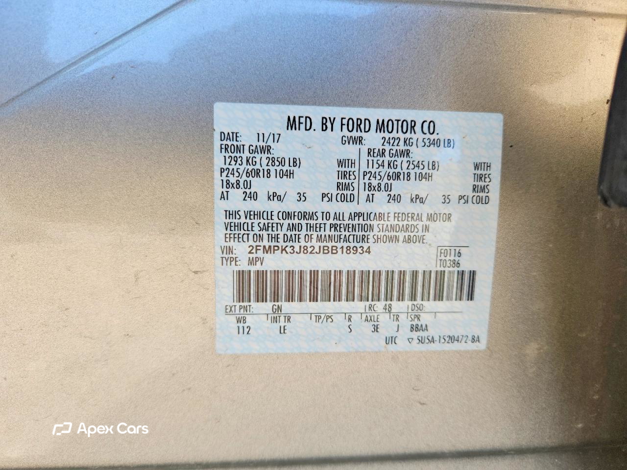 Ford Edge 2018