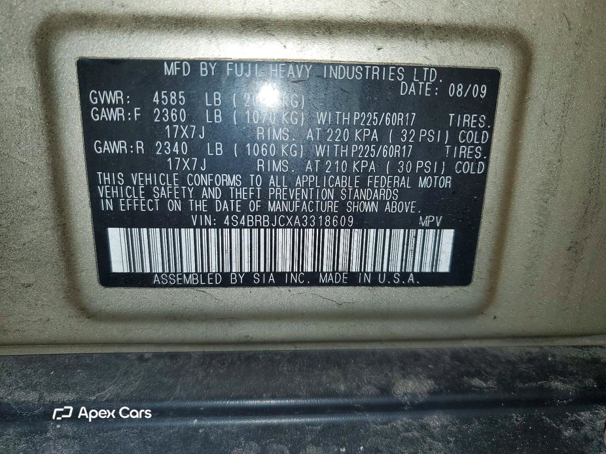 Subaru Outback 2010