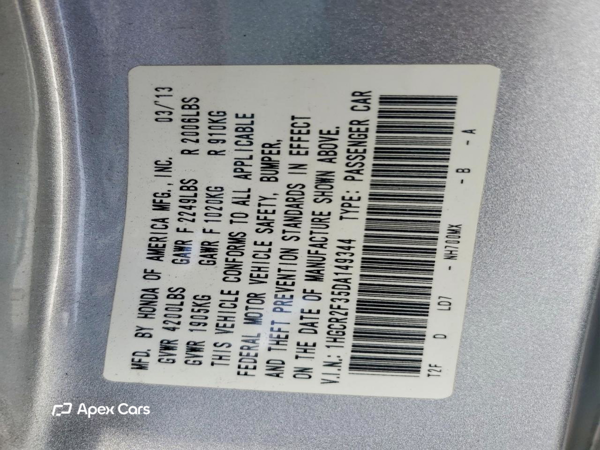 Honda Accord 2013