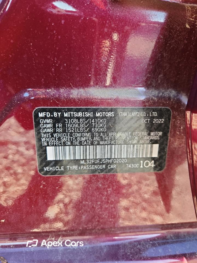 Mitsubishi Mirage 2023