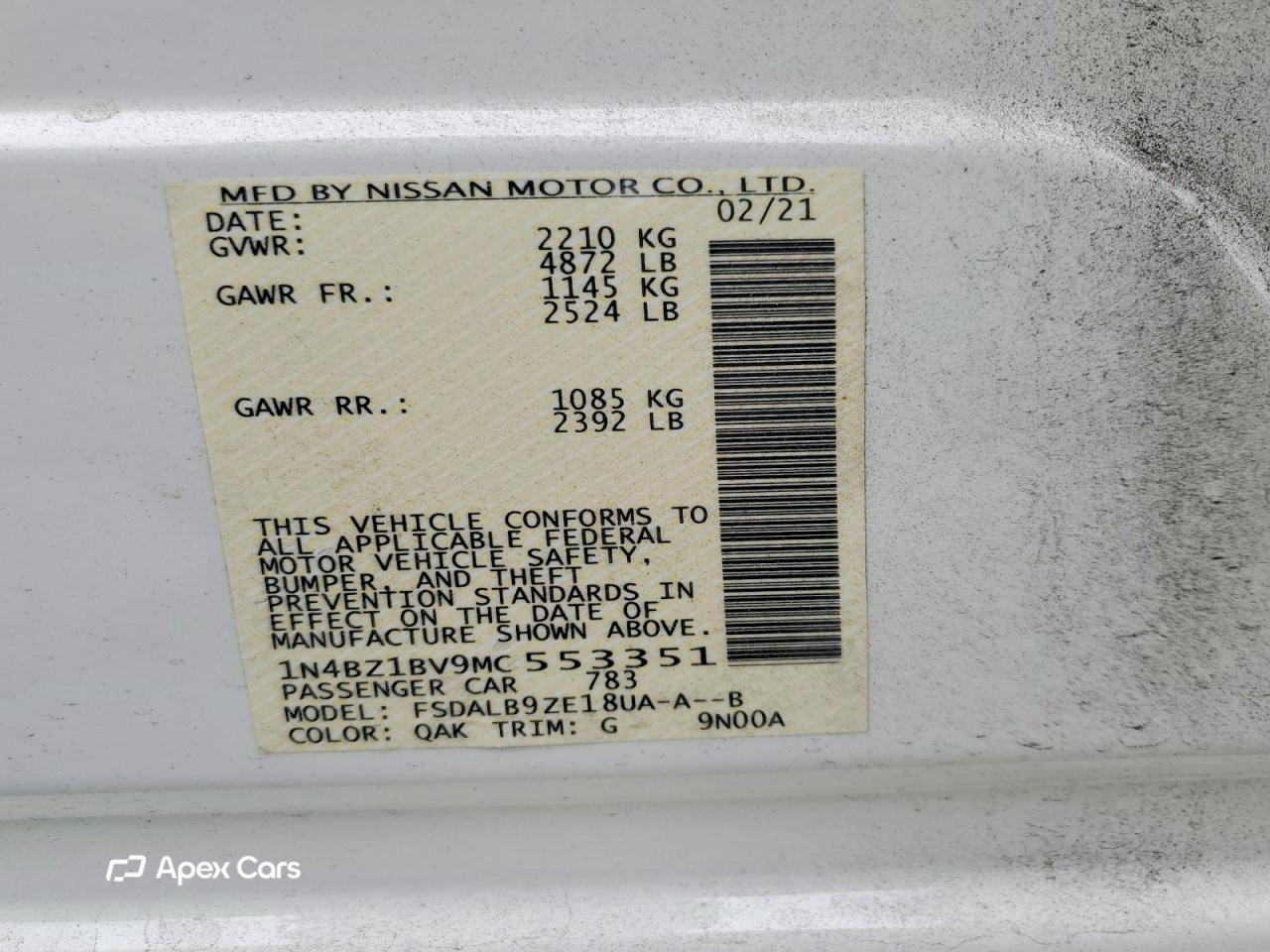 Nissan Leaf 2021