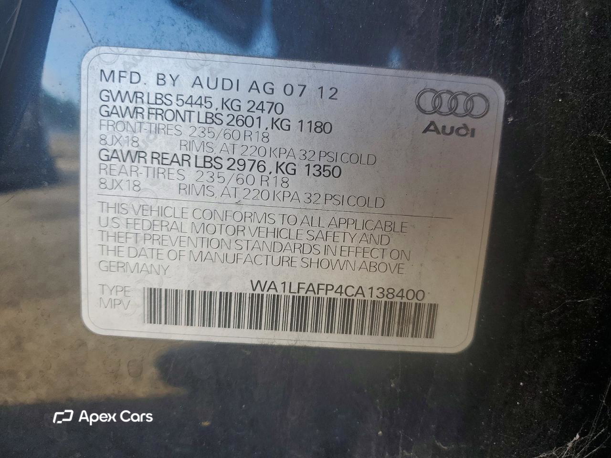 Audi Q5 2012