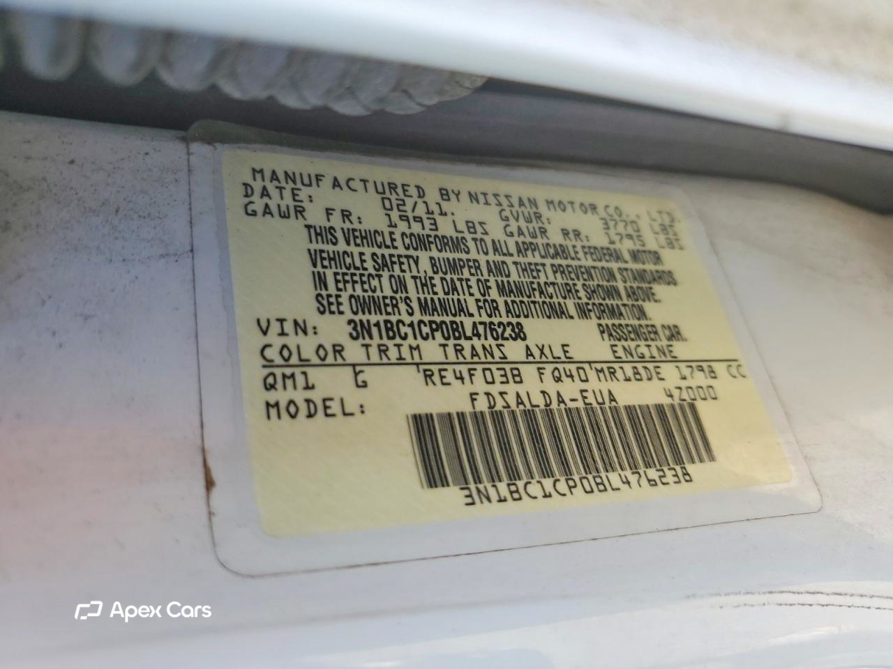 Nissan Versa 2011