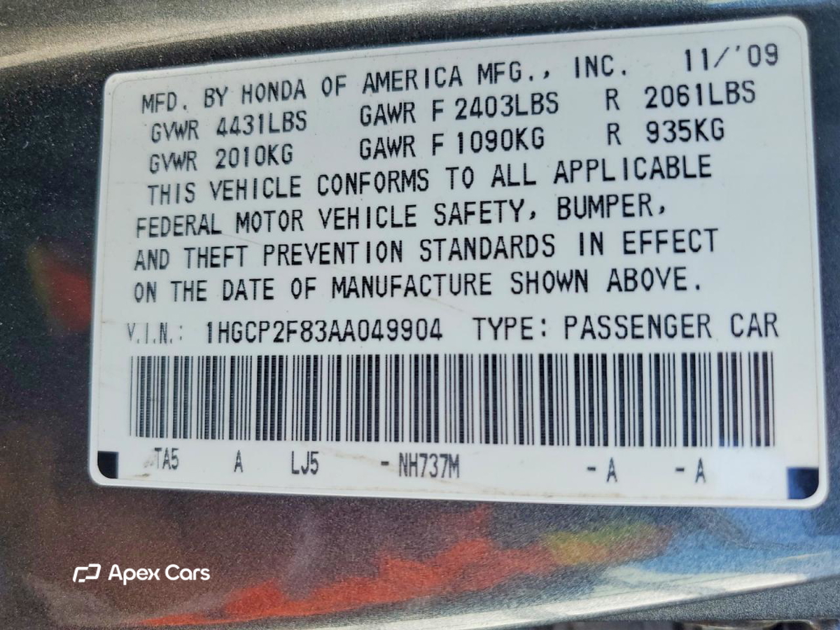 Honda Accord 2010