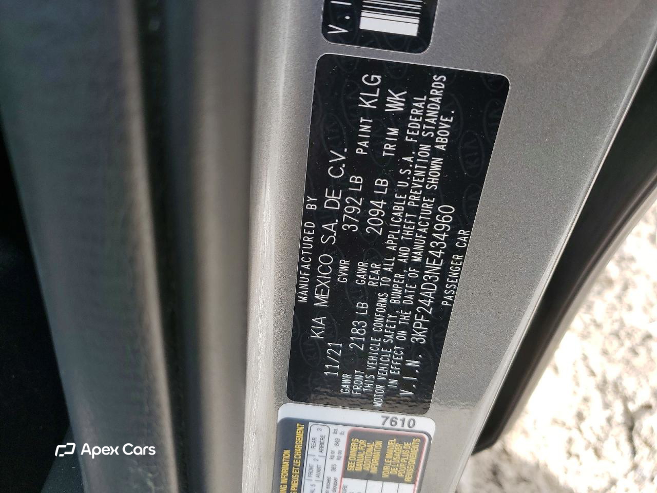 Kia Forte 2022